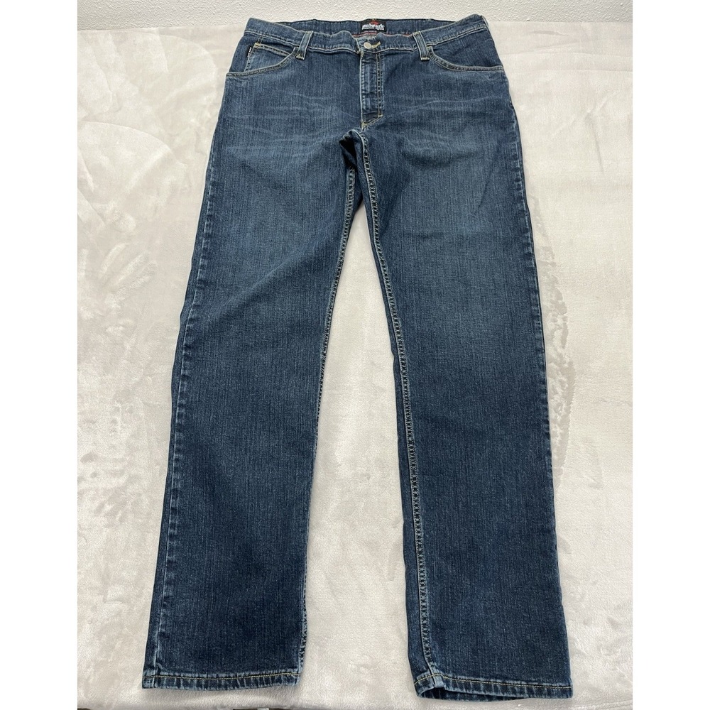 Bulwark FR Jean Men 38X36 Sanded Denim Fire Resistant CAT2 2112 NFPA 2113 Work